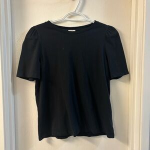 a new day Women's Classic Black Short Sleeve Top